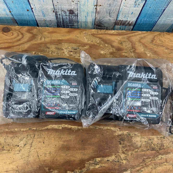 【未使用品/店頭展示品】 純正 マキタ makita 急速充電器 DC40RA 2台セット【柏店】