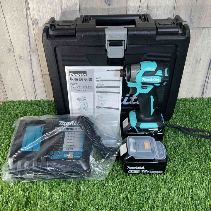 ★マキタ(makita) 18Vコードレスインパクトドライバ TD173DGXTB ターコイズブルー 限定色【戸田店】