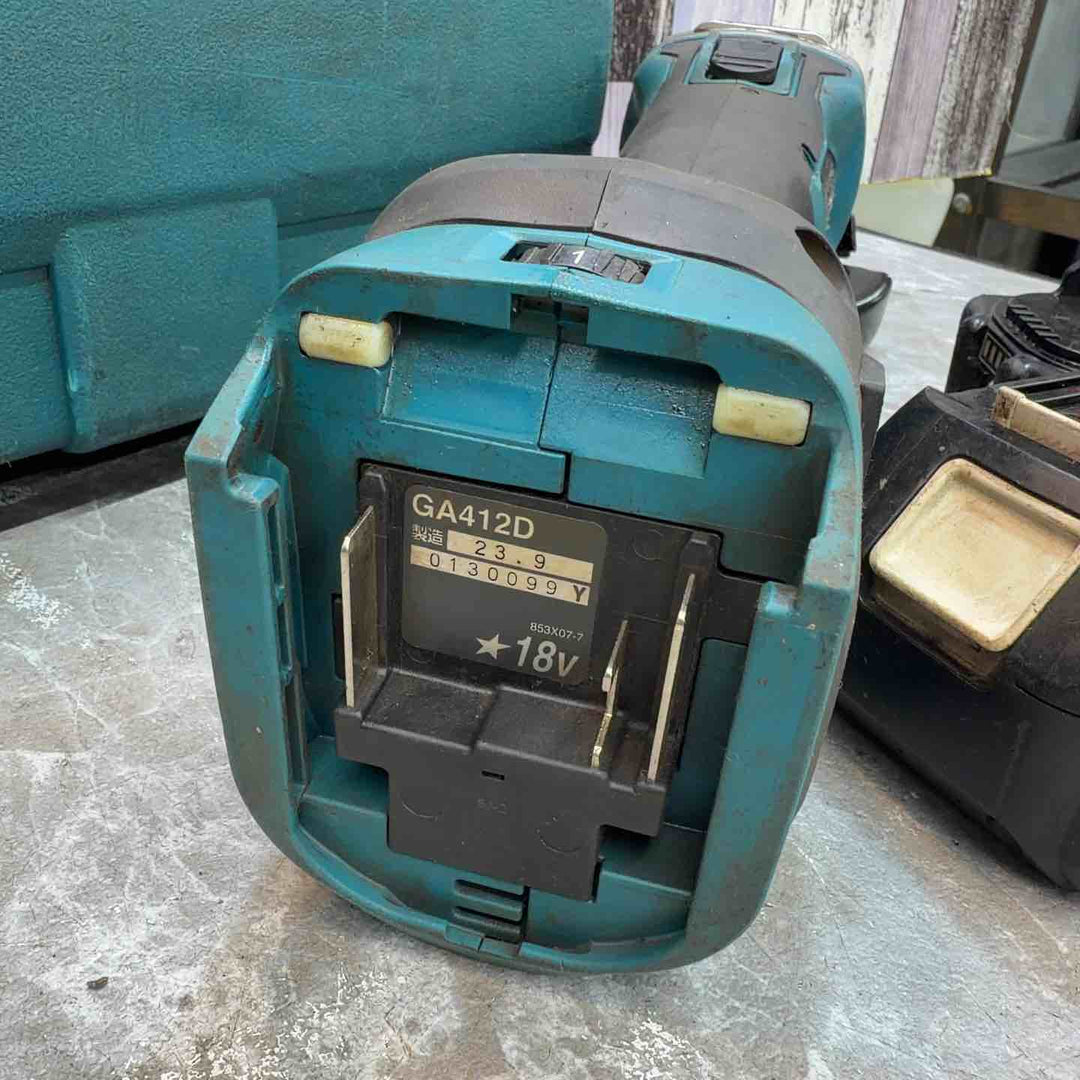 ★マキタ(makita) 100mmコードレスディスクグラインダ GA412DRGX【八潮店】