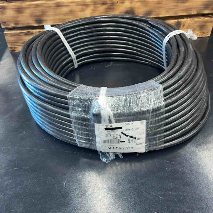 【未使用品】SFCC CVケーブル 3C×5.5sq 85ｍ 600V  26年1月製【藤沢店】