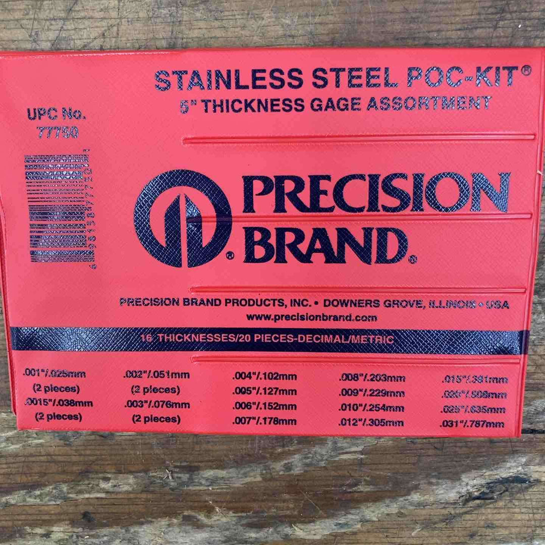 【美品】Stainless Steel Poc-Kit ステンレスシクネスゲージ ポケットキット 127mm 20本 PB127LTG77750【柏店】