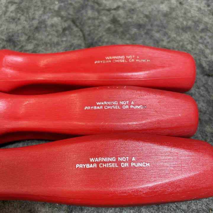 スナップオン(Snap-on) 旧グリップドライバー 3点まとめ SDD8A、SDD6A、SDDP631RA ※先端折れあり【桶川店】