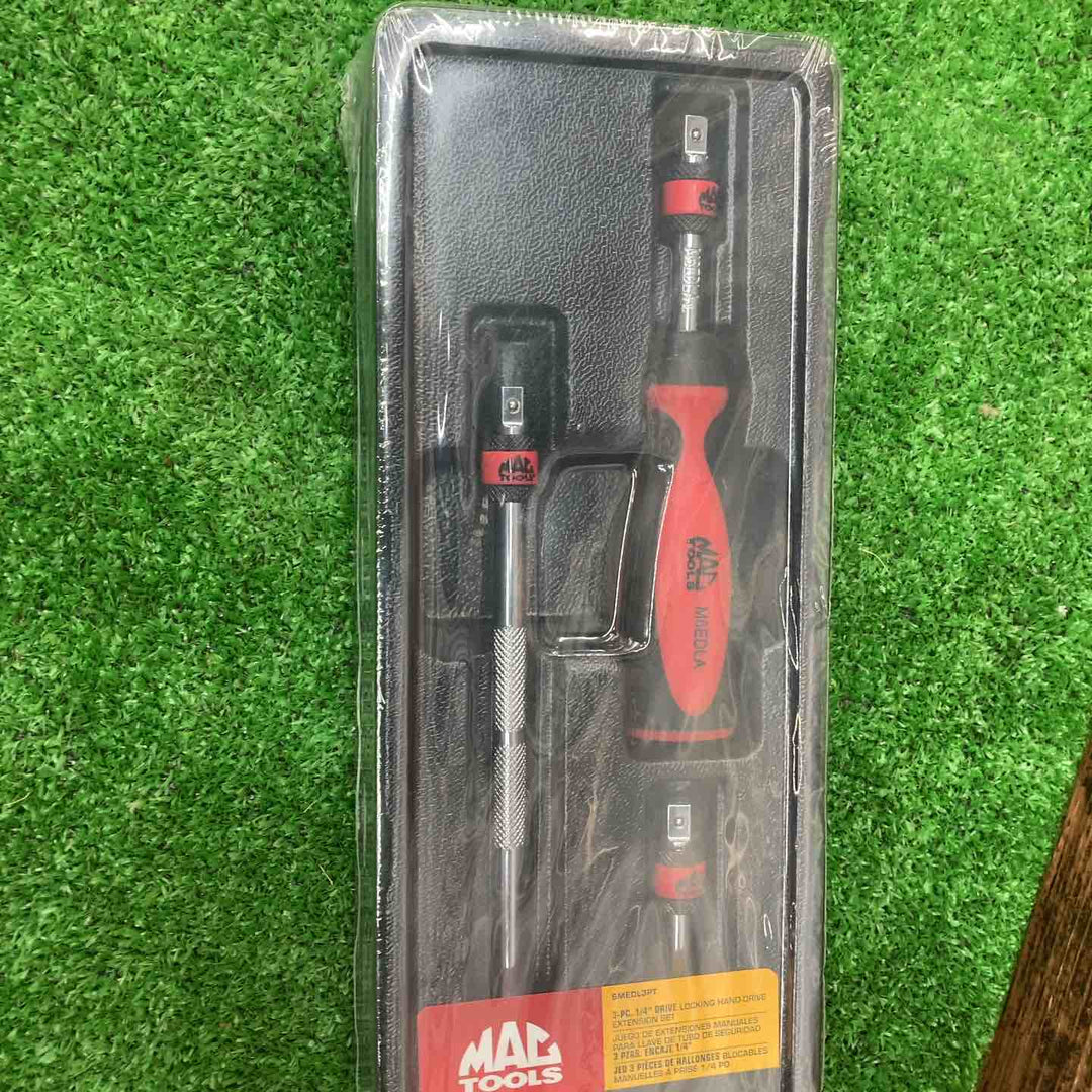 MAC TOOLS（マックツールズ） 1/4"Dr. ロッキングハンドドライブ エクステンションセット 3pcs. | SMEDL3PT【川越店】