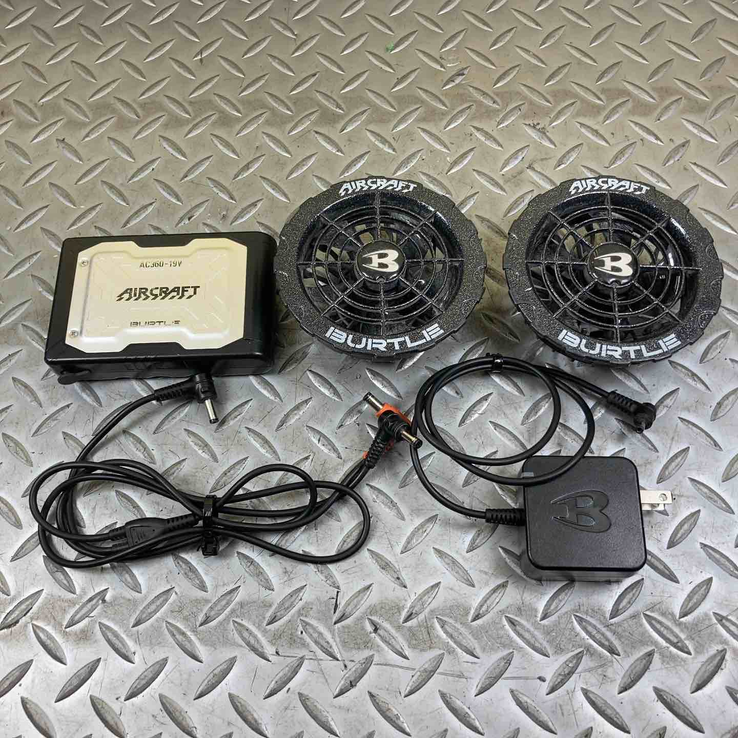 BURTLE バートル AIRCRAFT AC360-19V AC370/371 ファン