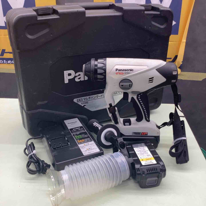 ★パナソニック(Panasonic) コードレスマルチハンマドリル EZ78A1LS2F-H　穴あけ　ネジ締め　肩掛けベルト　【越谷店】
