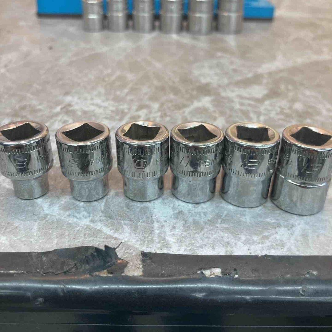 スナップオン(Snap-on) ソケット FSM 8/9/10/11/12/13/14/15/16/17/18/19mm 12個セット【八潮店】