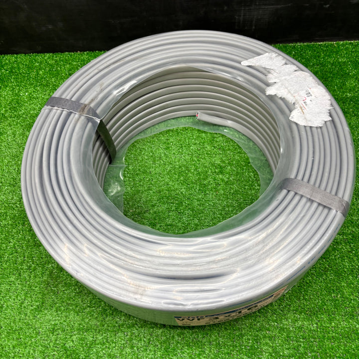 【未使用品】富士電線 200タイプVVFケーブル 1.6mm 3心 100m巻 黒赤緑【電材館越谷店】