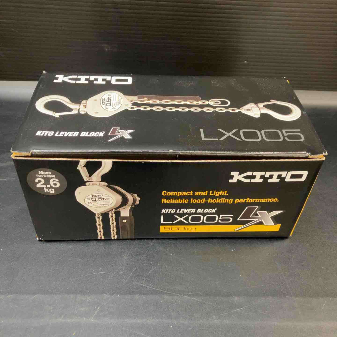 【未使用品】KITO(キトー) レバーブロック LX005 (LX1B)【川越店】