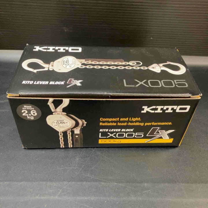 【未使用品】KITO(キトー) レバーブロック LX005 (LX1B)【川越店】