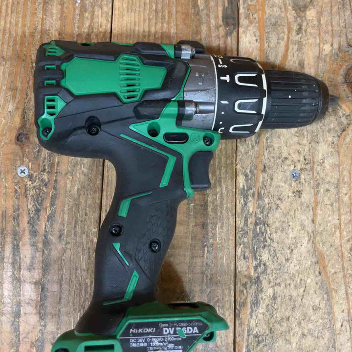 ☆ハイコーキ(HIKOKI ※旧:日立工機) コードレス振動ドリルドライバー DV36DA(NN)【所沢店】