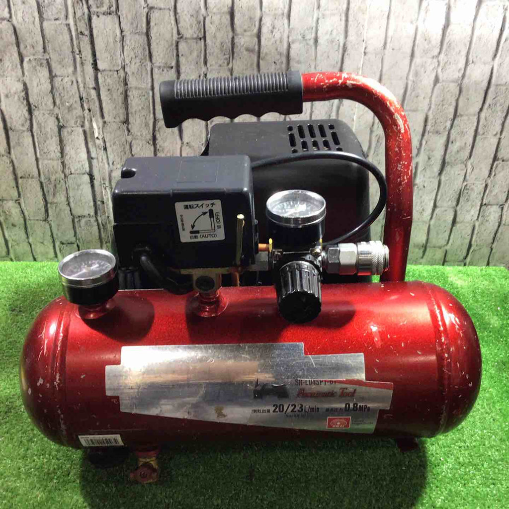 ◇藤原産業 (SK11) オイルレス エアーコンプレッサー SR-045 タンク