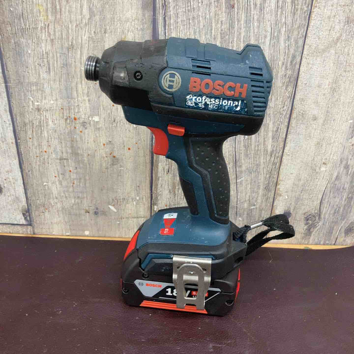【中古品】 BOSCH(ボッシュ) 18Vバッテリー インパクトドライバー GDR18V-LIS 【東大和店】