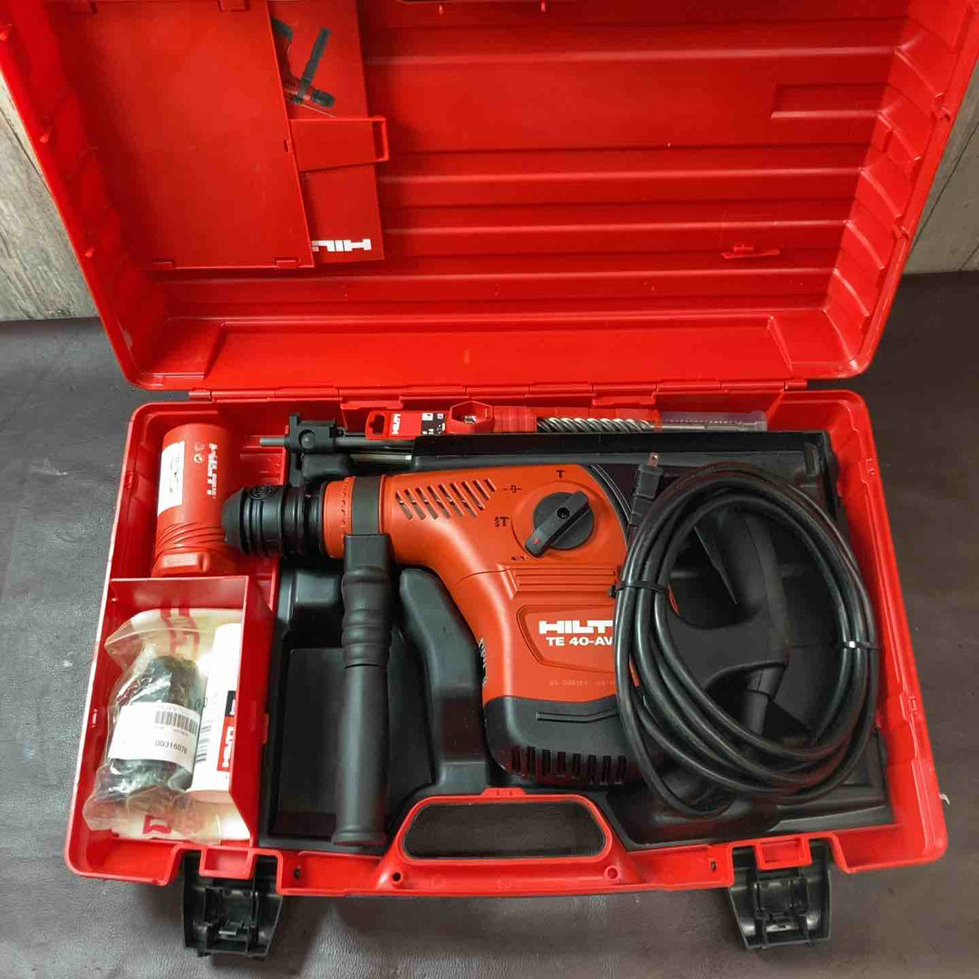 【中古品】ヒルティ(HILTI) ハンマドリル TE40-AVR はつり ビット複数付属 チャック付属【東大和店】