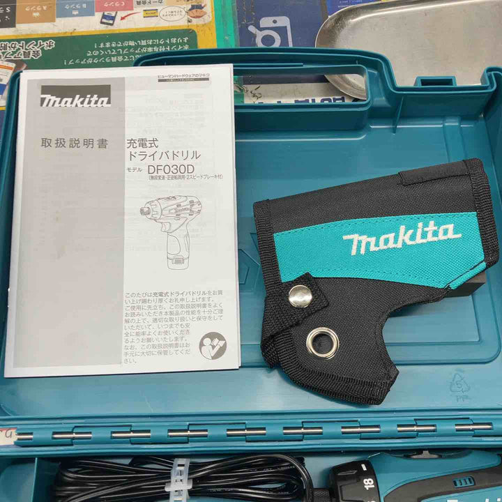 ☆マキタ(makita) 10.8Vコードレスドリルドライバー DF030DWX【戸田店】