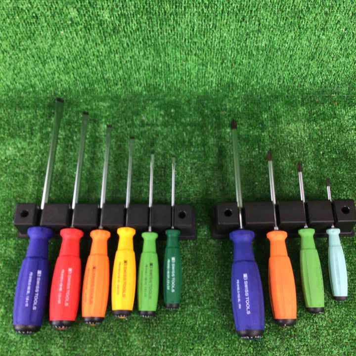 PB SWISS TOOLS 8190シリーズ 8100シリーズ スイスグリップドライバー レインボーカラー 10本セット