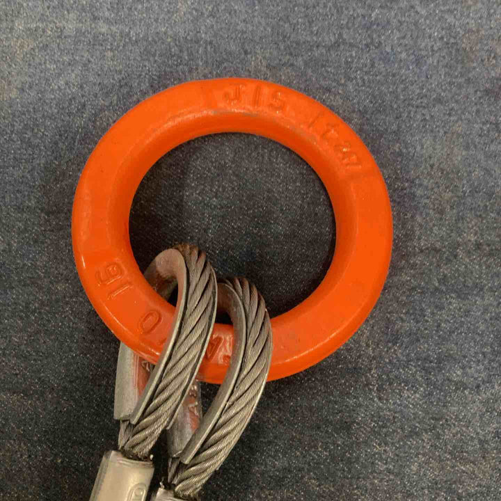 【未使用品】◇TAIYO 2本吊り ワイヤースリング 6ｍ/ｍｘ1.5Ｍ 0.35ｔ【八潮店】