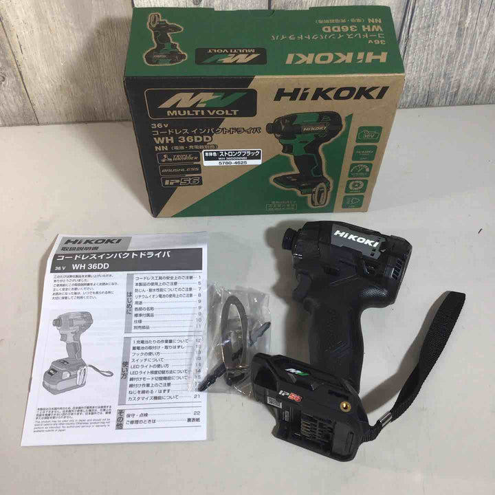 ★ハイコーキ(HIKOKI ※旧:日立工機) コードレスインパクトドライバ WH36DD(NNB)【戸田店】