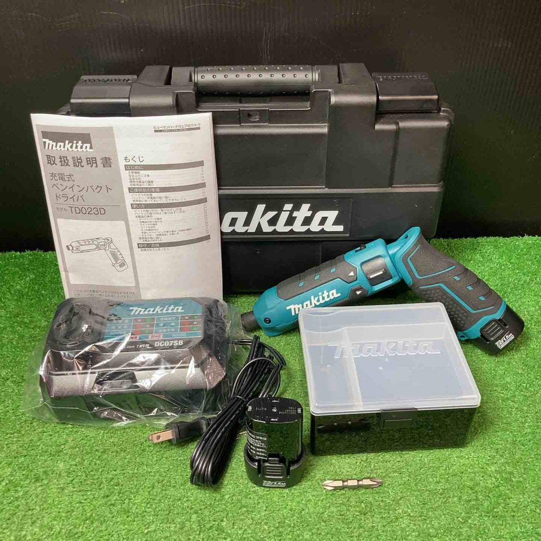 ★マキタ(makita) 7.2V コードレスペンインパクトドライバ TD023DSHX【岩槻店】