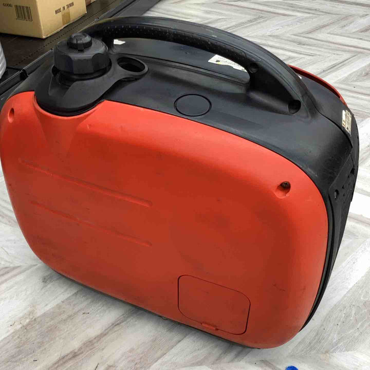 新ダイワ(Shindaiwa) インバーター発電機 IEG1600M-Y 発電OK エコノミースイッチ× 燃料コック常にON 外装割れ 現状品・保証無し 【越谷店】