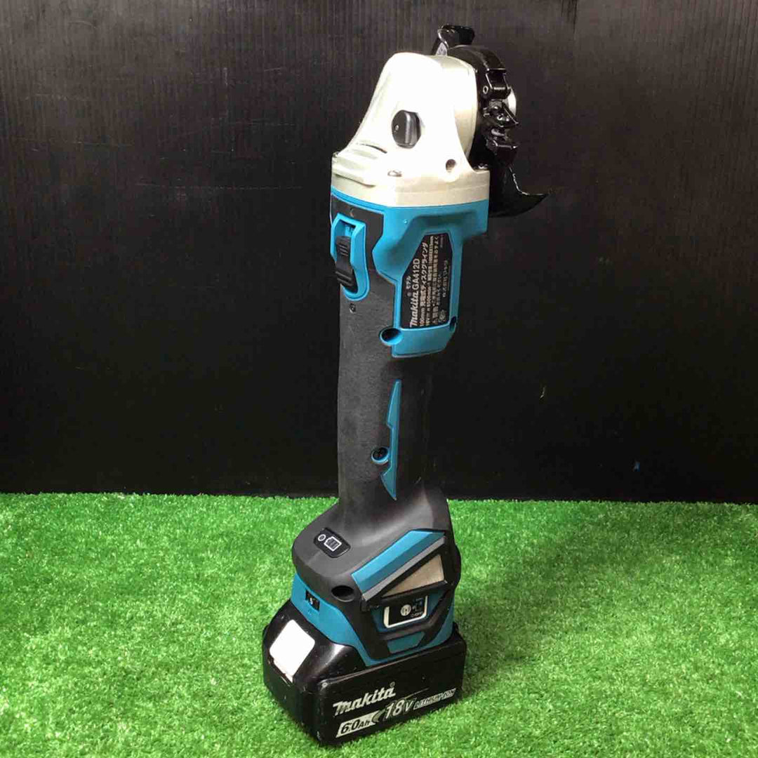★マキタ(makita) 100mmコードレスディスクグラインダ GA412DZ 18Vバッテリー1個付き【岩槻店】
