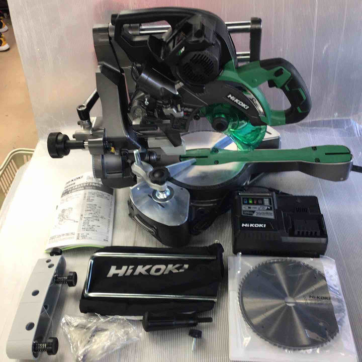 ★ハイコーキ(HIKOKI ※旧:日立工機) コードレス卓上スライド丸のこ C3607DRA(K)(XPS)【草加店】