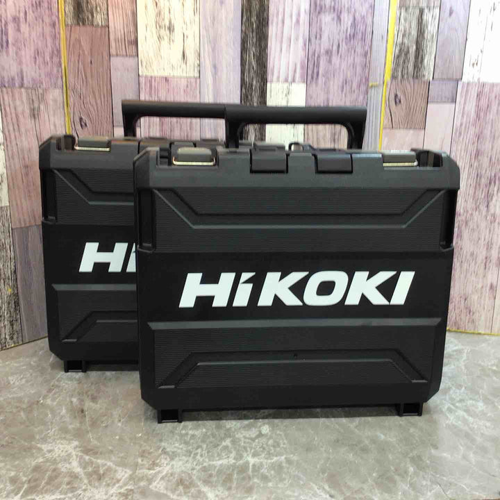 【未使用品】ハイコーキ Hikoki 36V コードレスインパクトドライバ ストロングブラック WH36DD(2XHBSZ) 2台セット≪送料無料≫【八潮店】