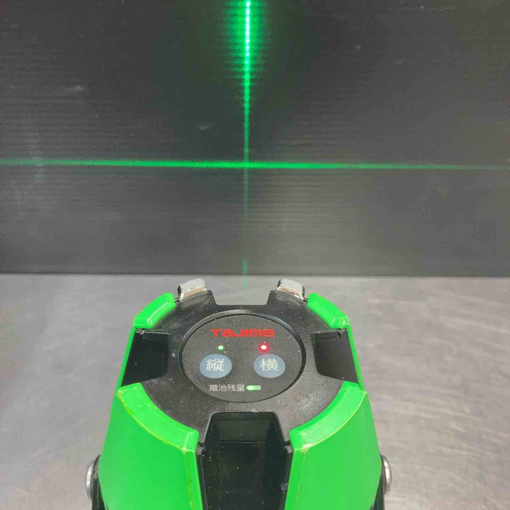 【中古品】 タジマ(Tajima) グリーンレーザー墨出し器  ZERO G ゼロジ― KYR 矩・横・両縦 ZEROG-KYR 光学 【東大和店】