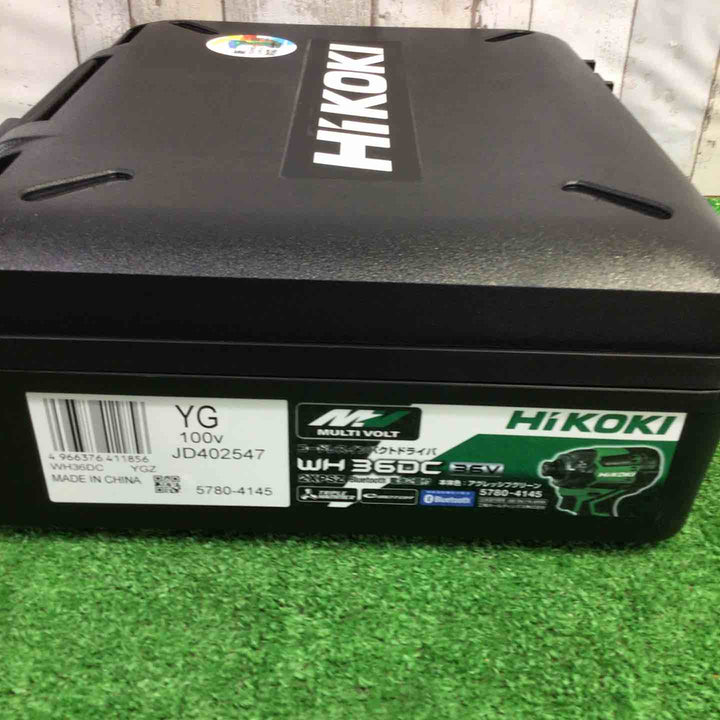 ★ハイコーキ(HIKOKI ※旧:日立工機) コードレスインパクトドライバー WH36DC(2XPSZ)(L)【町田店】