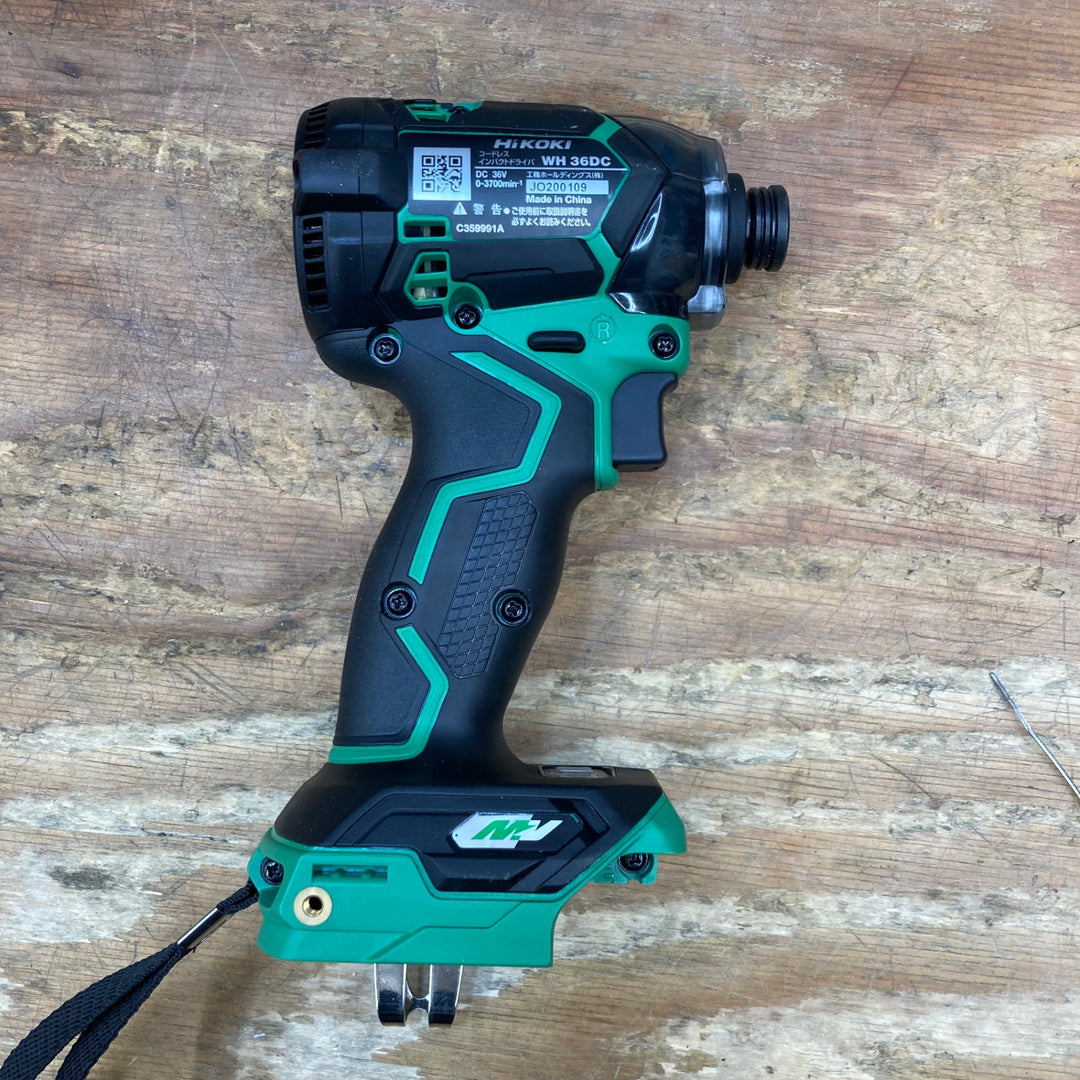 〇HiKOKI(ハイコーキ) 36V 充電式 インパクトドライバ WH36DC(XPSZ)【柏店】