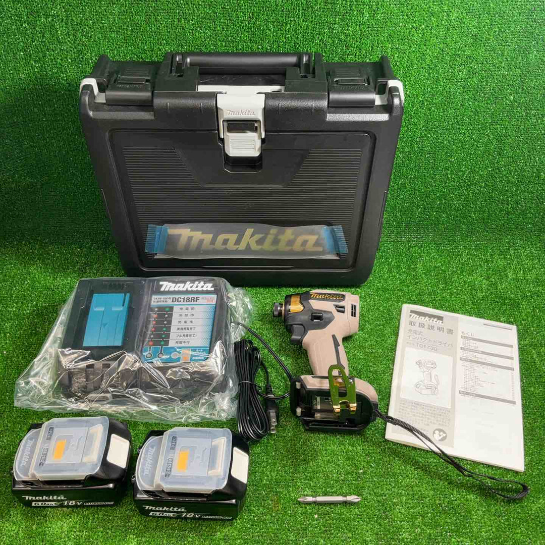 【美品】 マキタ(makita) コードレスインパクトドライバー TD173DGXPG LTX20周年記念限定カラー プレミアムグレージュ 【藤沢店】