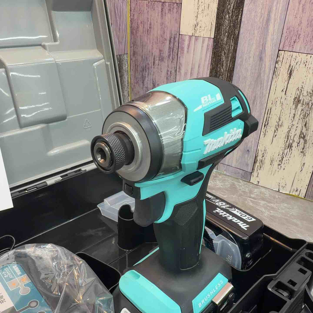 ★マキタ(makita) 18Vコードレスインパクトドライバ TD173DGXTB ターコイズブルー【八潮店】