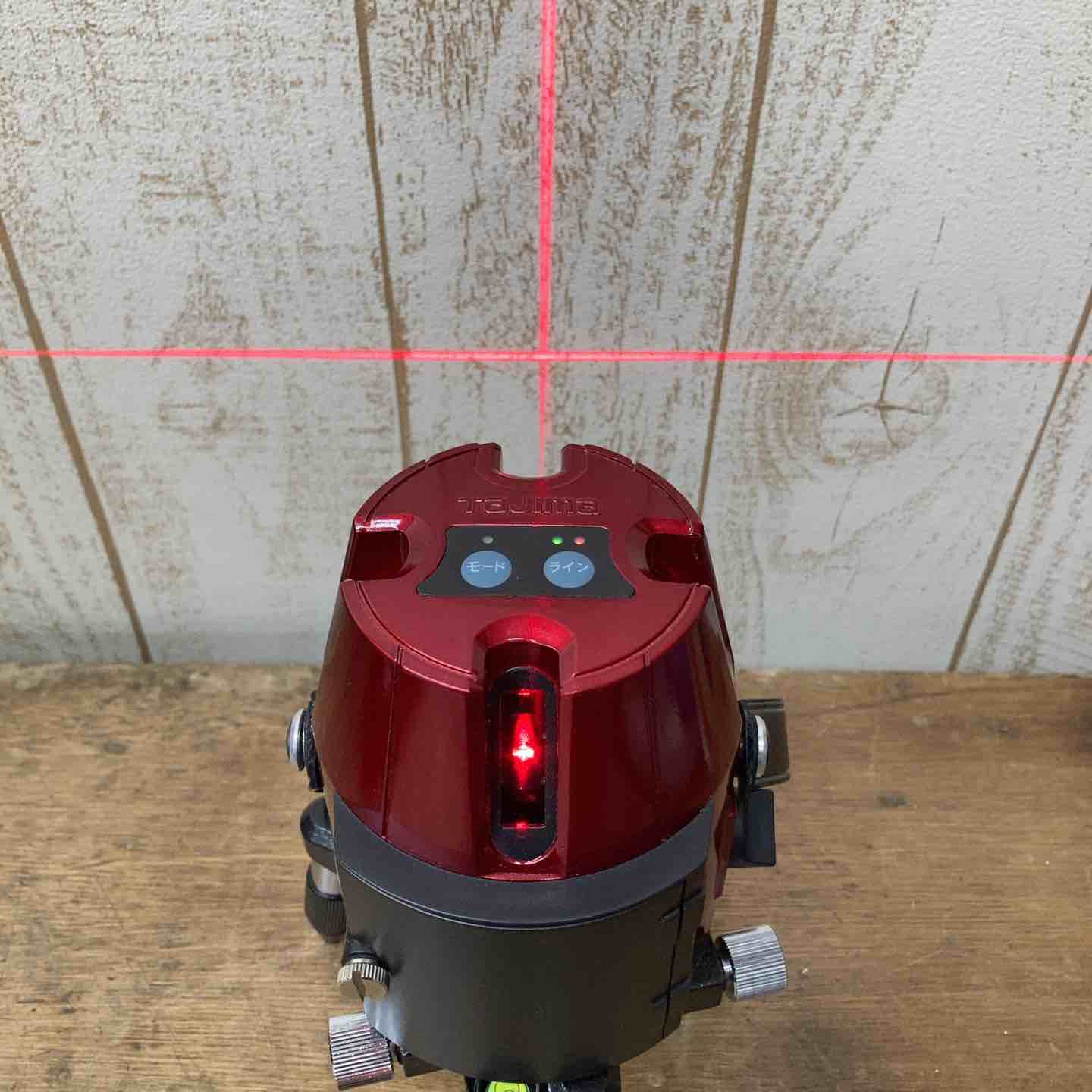 中古品】◇タジマ(Tajima) レーザー墨出し器 矩十字・横 ZERO-KJY 赤色