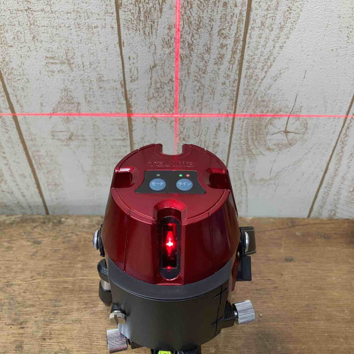 【中古品】◇タジマ(Tajima) レーザー墨出し器 矩十字・横  ZERO-KJY 赤色レーザー 受光器付き【柏店】