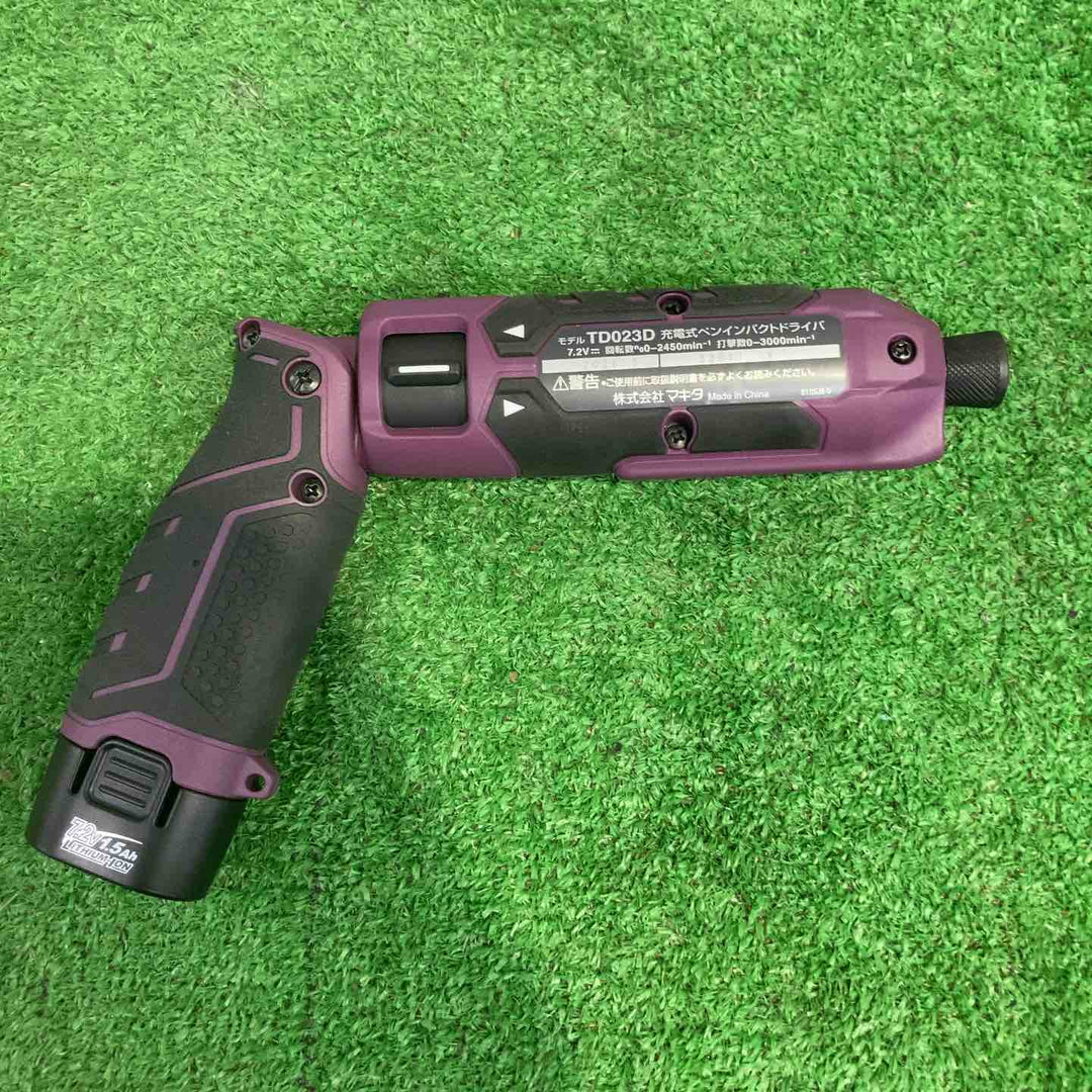 ★マキタ(makita) 7.2V コードレスペンインパクトドライバ TD023DHXAP【町田店】