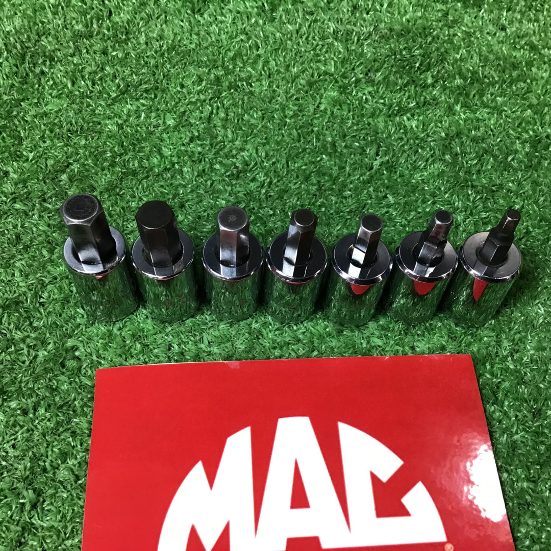 【中古品】マックツール(MACTOOLS) XDS10MM-4MM 7個 マグネットホルダー付 3/8sq 六角レンチソケットセット 7個 【岩槻店】