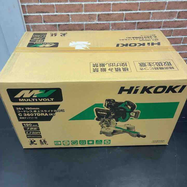 ハイコーキ(HIKOKI ※旧:日立工機) コードレス卓上スライド丸のこ C3607DRA(K)(NN)【藤沢店】