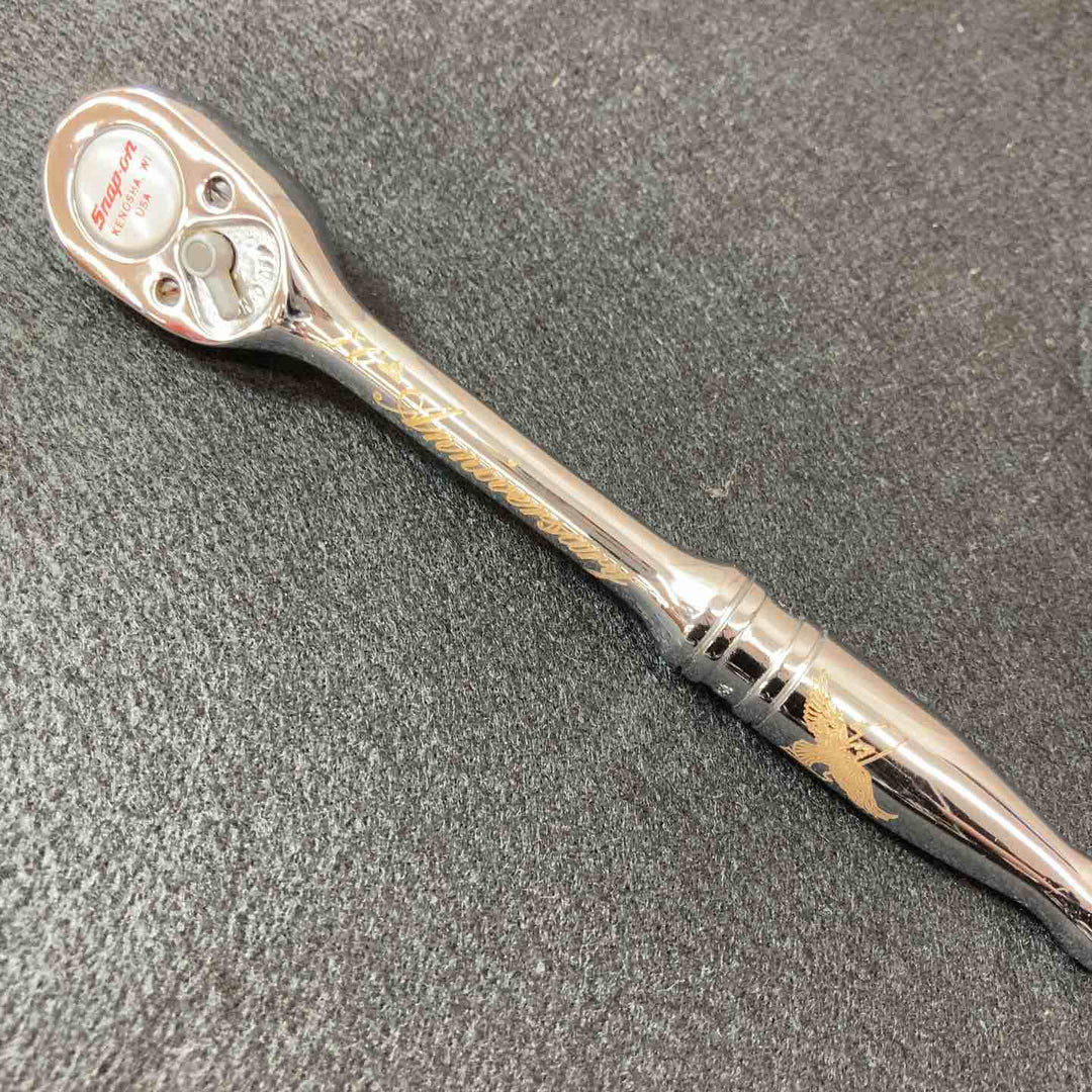 【中古美品】 Snap-on スナップオン 24k 3/8ラチェットセット 70周年記念 1987年 未使用長期保管品 【東大和店】