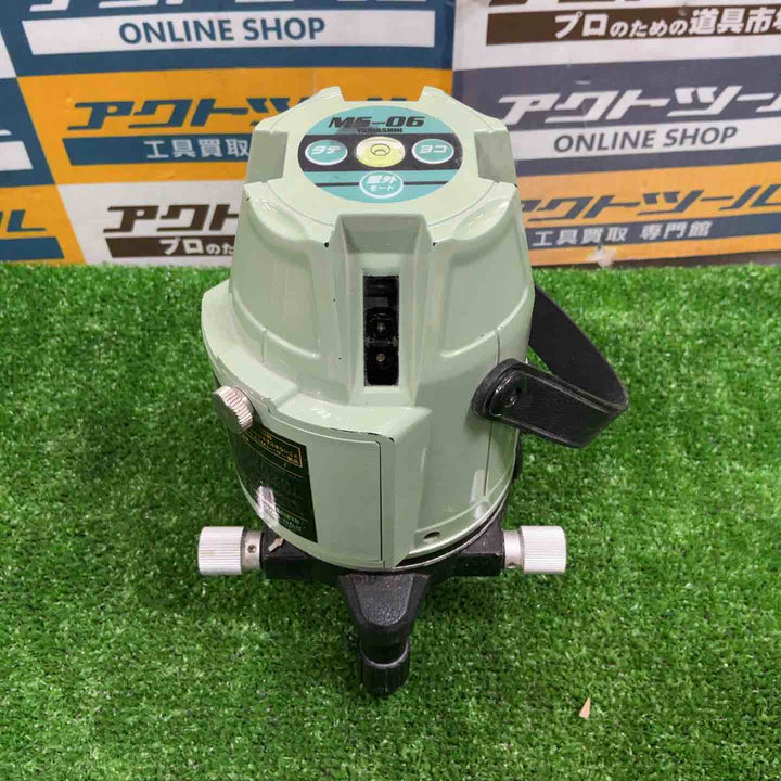 ◇山真製鋸(YAMASHIN) グリーンフルラインレーザ墨出し器 MS-06【草加店】