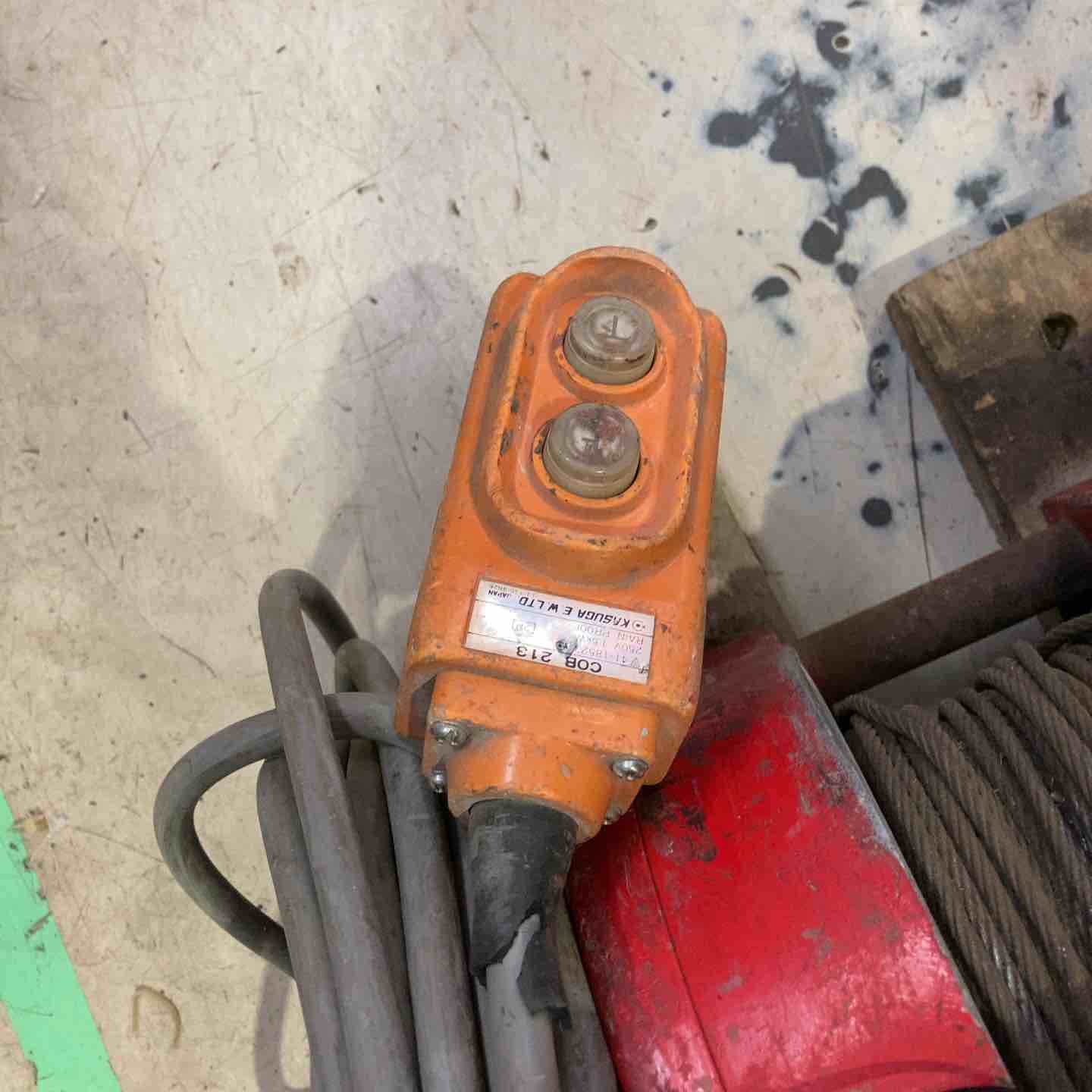 店頭受取り限定】◇新ダイワ(Shindaiwa) 定置型電動ウインチ 店頭受取り限定】◇新ダイワ(Shindaiwa) 定置型電動ウインチ