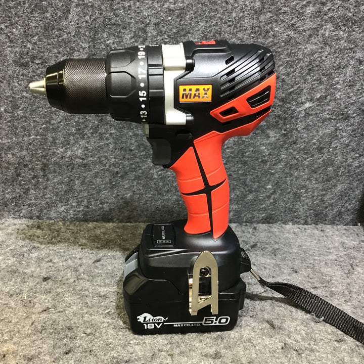 【美品中古】MAX(マックス) 18V 振動ドリルドライバ PJ-VD131-B2C/1850A【桶川店】