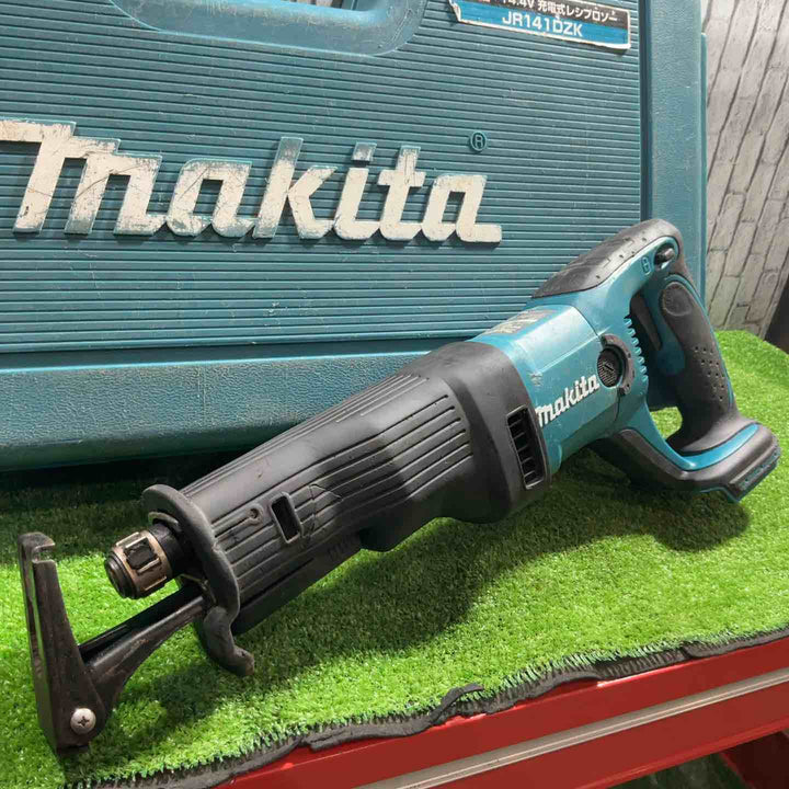 ★マキタ(makita) コードレスレシプロソー JR141DRF 状態要確認 14.4V3.0Ahバッテリー 、充電器、ケース【川口店】