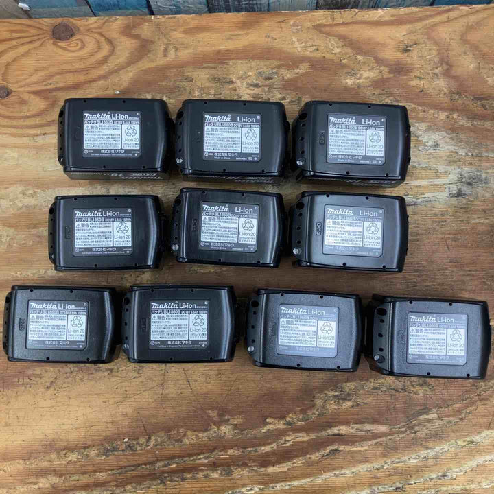 【未使用品】マキタ makita 純正 リチウムイオンバッテリー 18V/6.0Ah BL1860B 10個セット【柏店】
