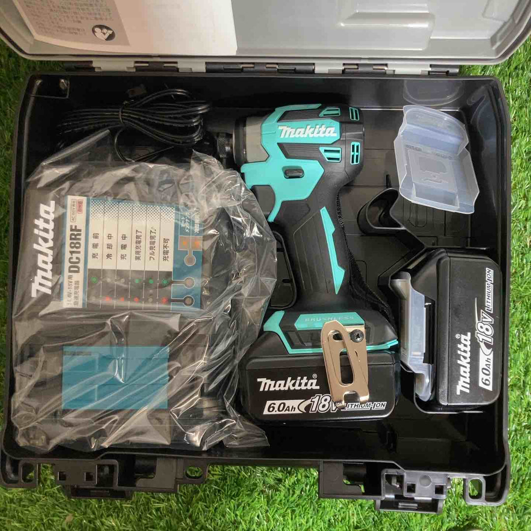 ★マキタ(makita) 18Vコードレスインパクトドライバ TD173DGXTB ターコイズブルー【戸田店】