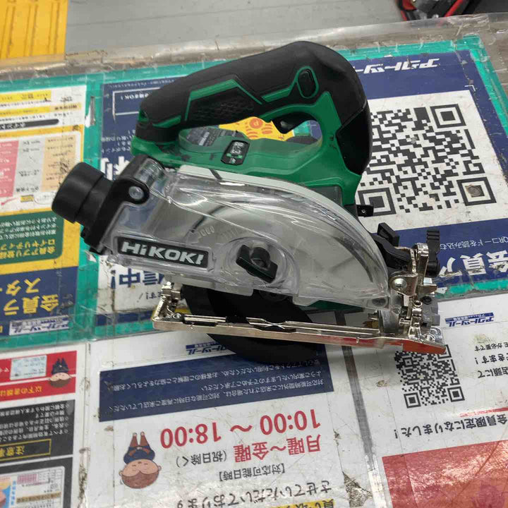 ★ハイコーキ(HIKOKI ※旧:日立工機) コードレス集じん丸のこ C3605DYA(NN)　ベース交換済み、36V対応、120~125㎜対応【戸田店】