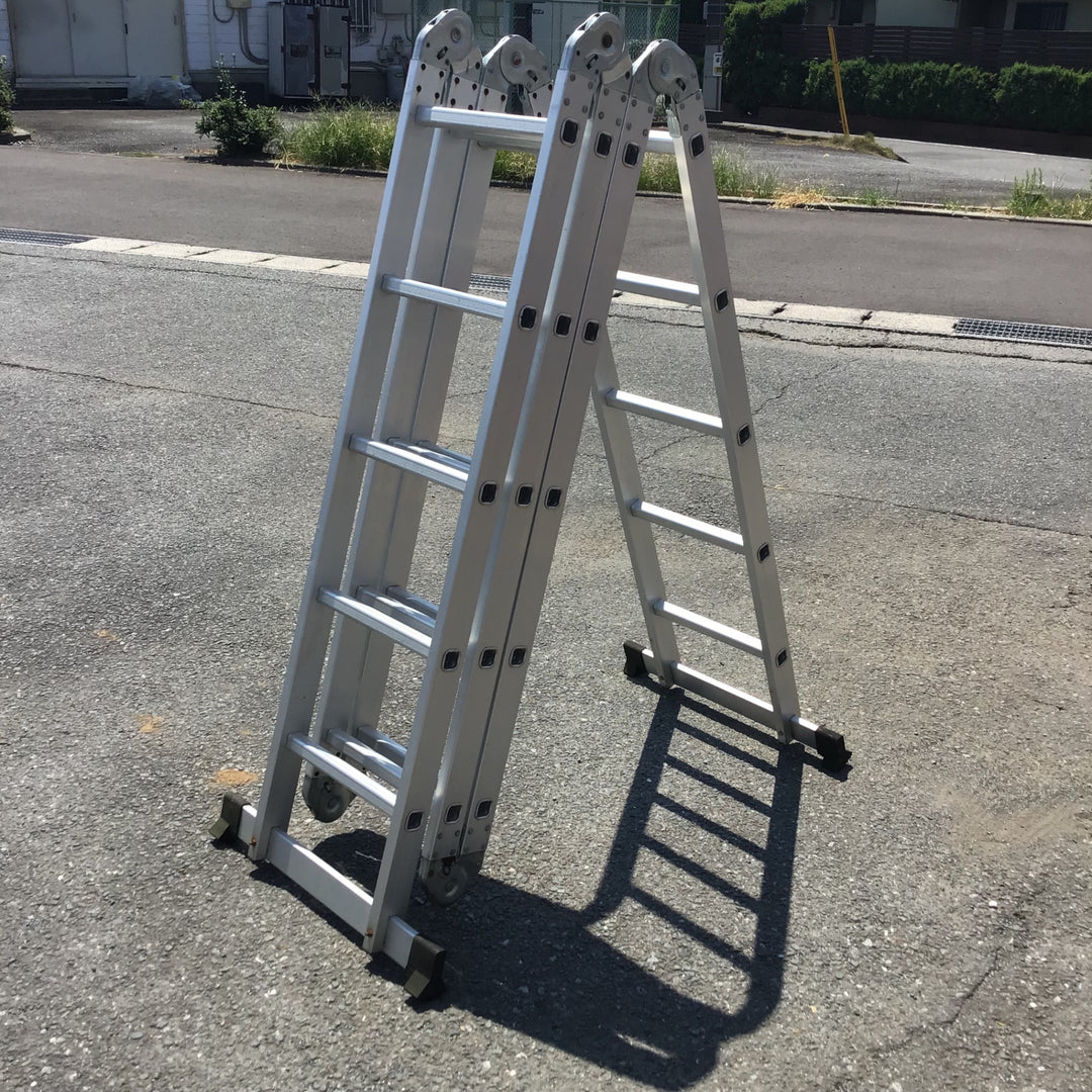 【現状品 / 店頭受取り限定】 6m折り畳み式ハシゴ メーカー/型式不明 【鴻巣店】