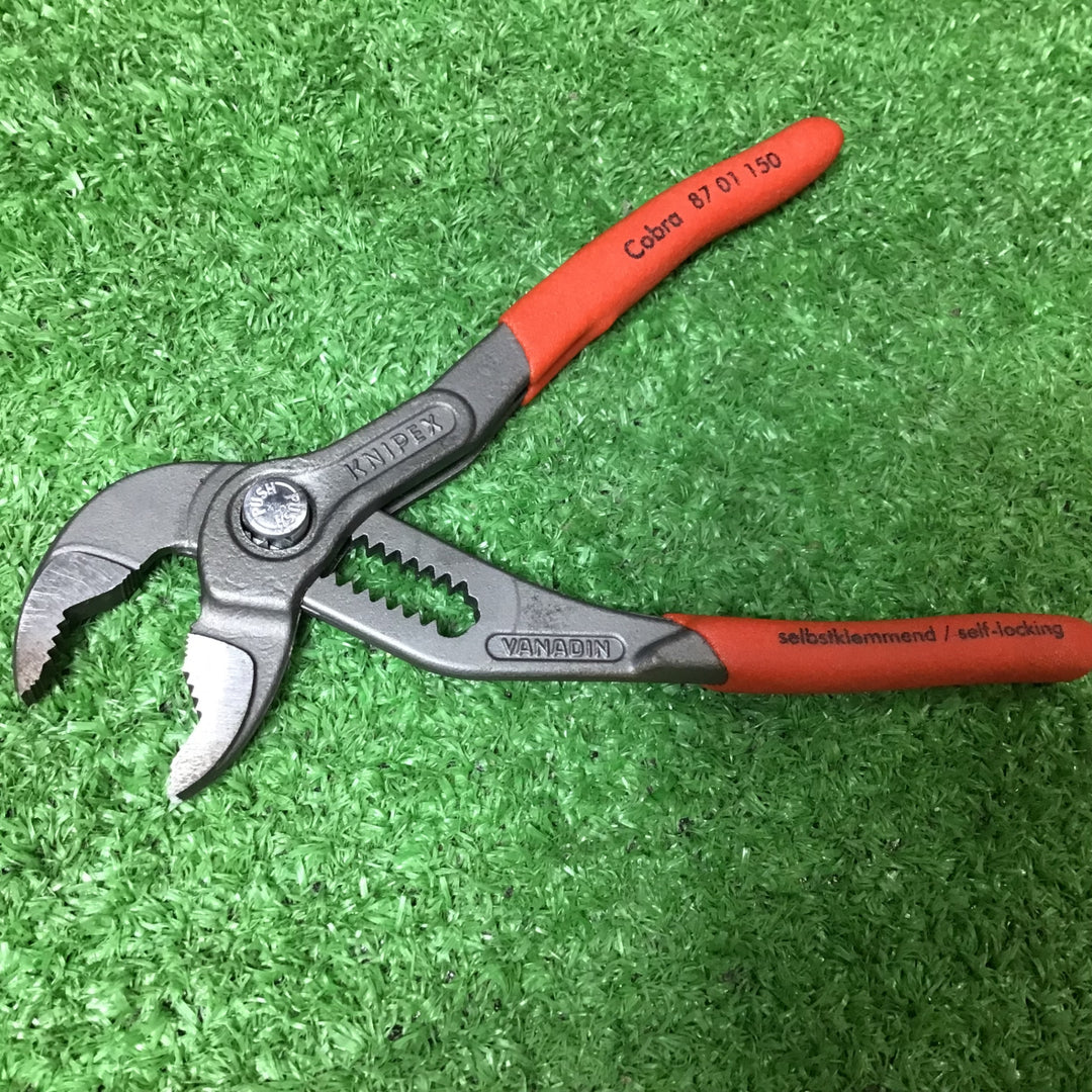 【中古品】クニペックス(KNIPEX) ハイテク・ウォーターポンププライヤー/ミニウォーターポンププライヤー 2本セット【岩槻店】