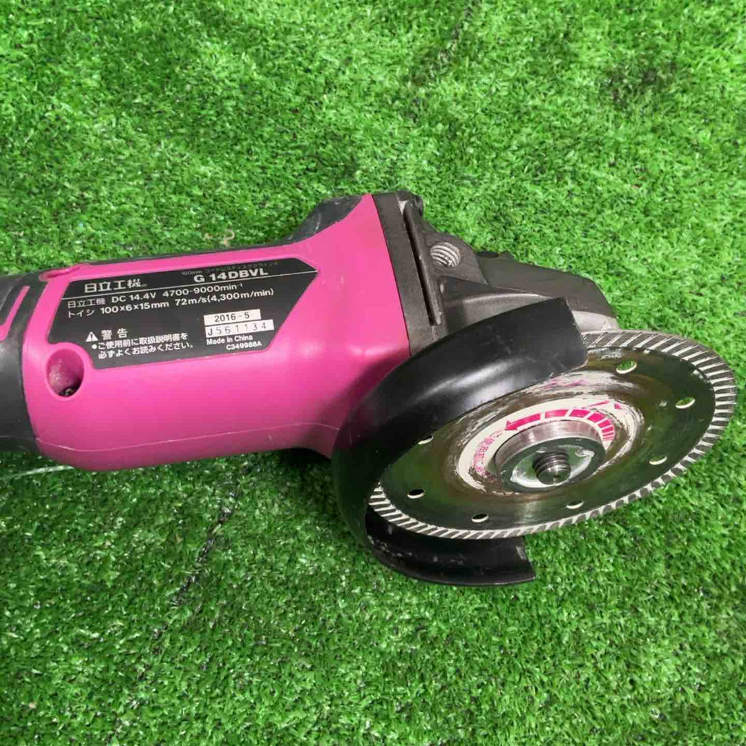 ◇ハイコーキ(HIKOKI ※旧:日立工機) コードレスディスクグラインダ G14DBVL(LJCK)(R)【草加店】