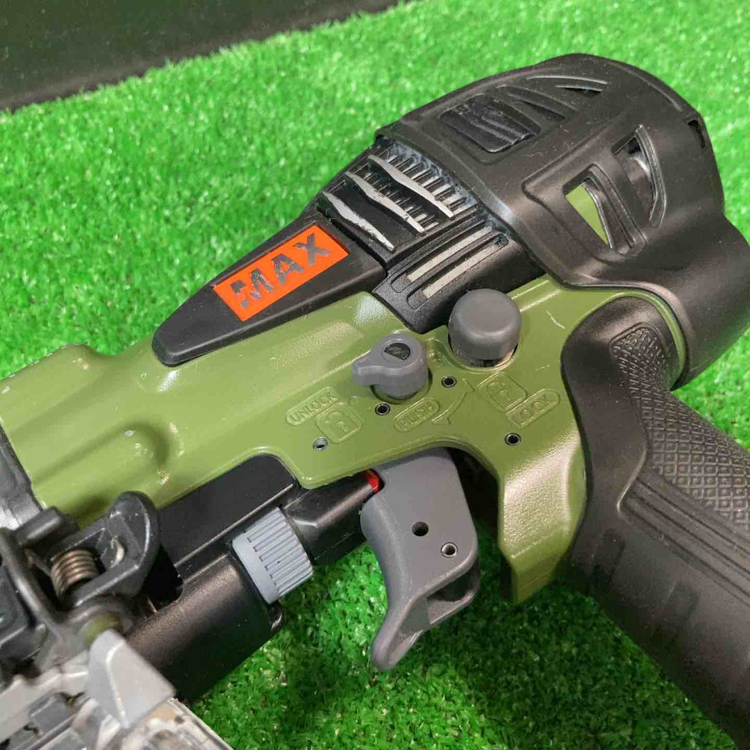 ★マックス(MAX) 高圧エア釘打ち機 HN-50N4(D)_ミリタリーグリーン【岩槻店】