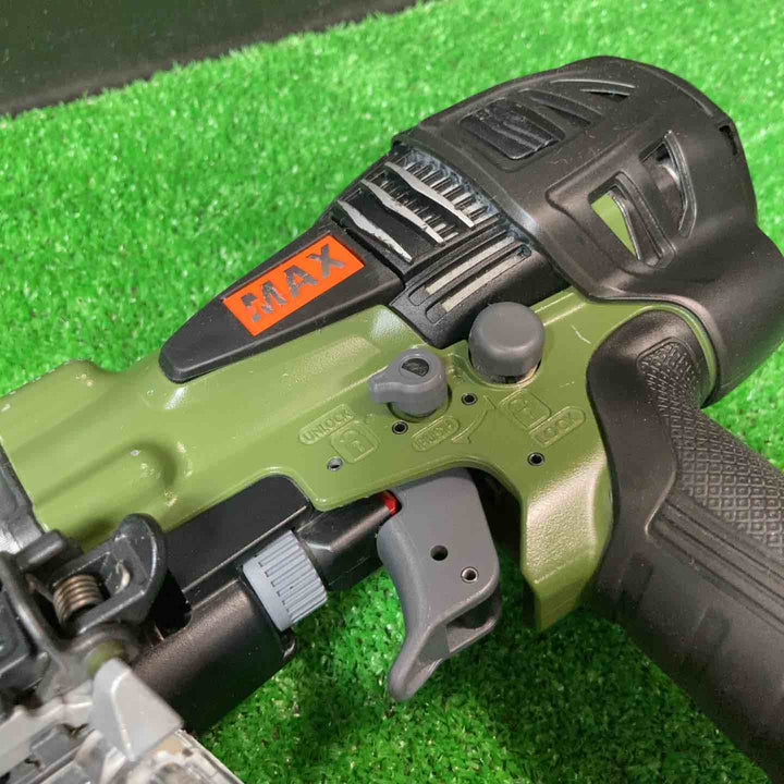 ★マックス(MAX) 高圧エア釘打ち機 HN-50N4(D)_ミリタリーグリーン【岩槻店】