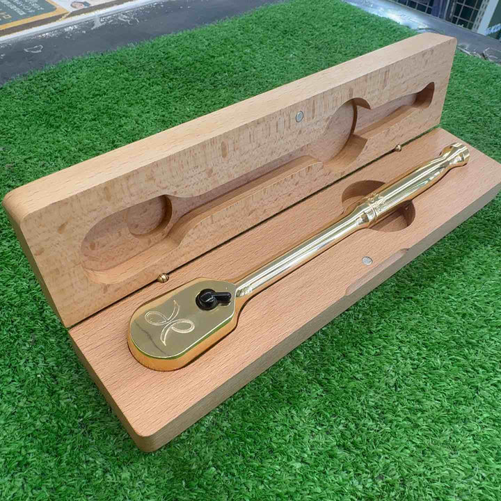 【美品中古】 アストロプロダクツ ゴールドラチェットハンドル 24金メッキ 24K 非売品 【桶川店】